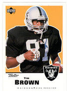 Tim Brown - Oakland Raiders (NFL Football Card) 1999 Upper Deck Retro # 112 Mint