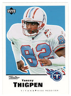 Yancey Thigpen - Tennessee Titans (NFL Football Card) 1999 Upper Deck Retro # 160 Mint