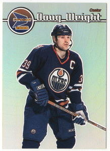 Doug Weight - Edmonton Oilers (NHL Hockey Card) 1999-00 Pacific Prism # 59 Mint