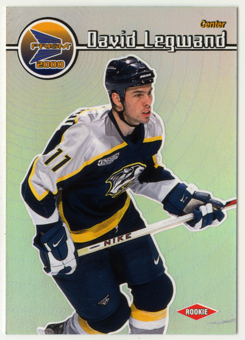 David Legwand - Nashville Predators (NHL Hockey Card) 1999-00 Pacific Prism # 76 Mint