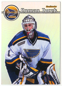 Roman Turek - St. Louis Blues (NHL Hockey Card) 1999-00 Pacific Prism # 121 Mint
