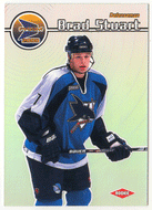 Brad Stuart - San Jose Sharks (NHL Hockey Card) 1999-00 Pacific Prism # 128 Mint