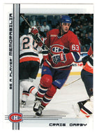 Craig Darby - Montreal Canadiens (NHL Hockey Card) 2000-01 Be A Player Memorabilia # 17 Mint