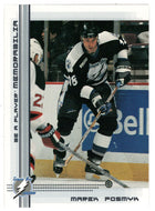 Marek Posmyk - Tampa Bay Lightning (NHL Hockey Card) 2000-01 Be A Player Memorabilia # 24 Mint