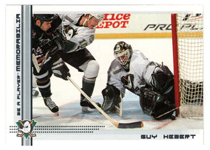 Guy Hebert - Anaheim Ducks (NHL Hockey Card) 2000-01 Be A Player Memorabilia # 65 Mint