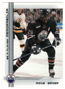 Mike Grier - Edmonton Oilers (NHL Hockey Card) 2000-01 Be A Player Memorabilia # 79 Mint