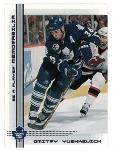 Dimitri Yushkevich - Toronto Maple Leafs (NHL Hockey Card) 2000-01 Be A Player Memorabilia # 87 Mint