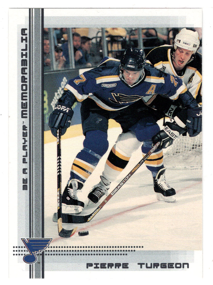 Pierre Turgeon - St. Louis Blues (NHL Hockey Card) 2000-01 Be A Player Memorabilia # 108 Mint