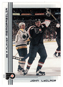 John LeClair - Philadelphia Flyers (NHL Hockey Card) 2000-01 Be A Player Memorabilia # 111 Mint