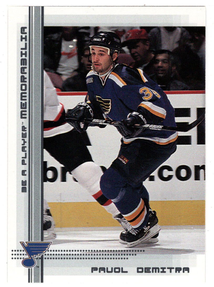Pavol Demitra - St. Louis Blues (NHL Hockey Card) 2000-01 Be A Player Memorabilia # 129 Mint
