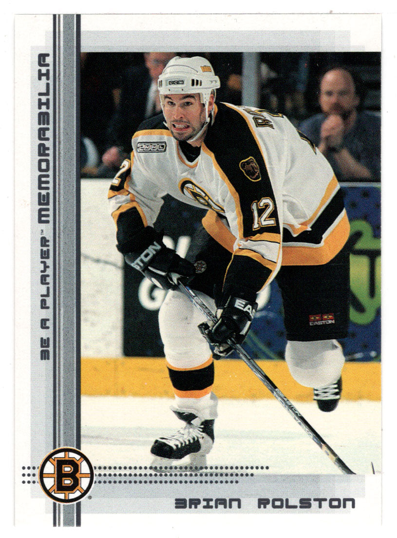 Brian Rolston - Boston Bruins (NHL Hockey Card) 2000-01 Be A Player Memorabilia # 132 Mint