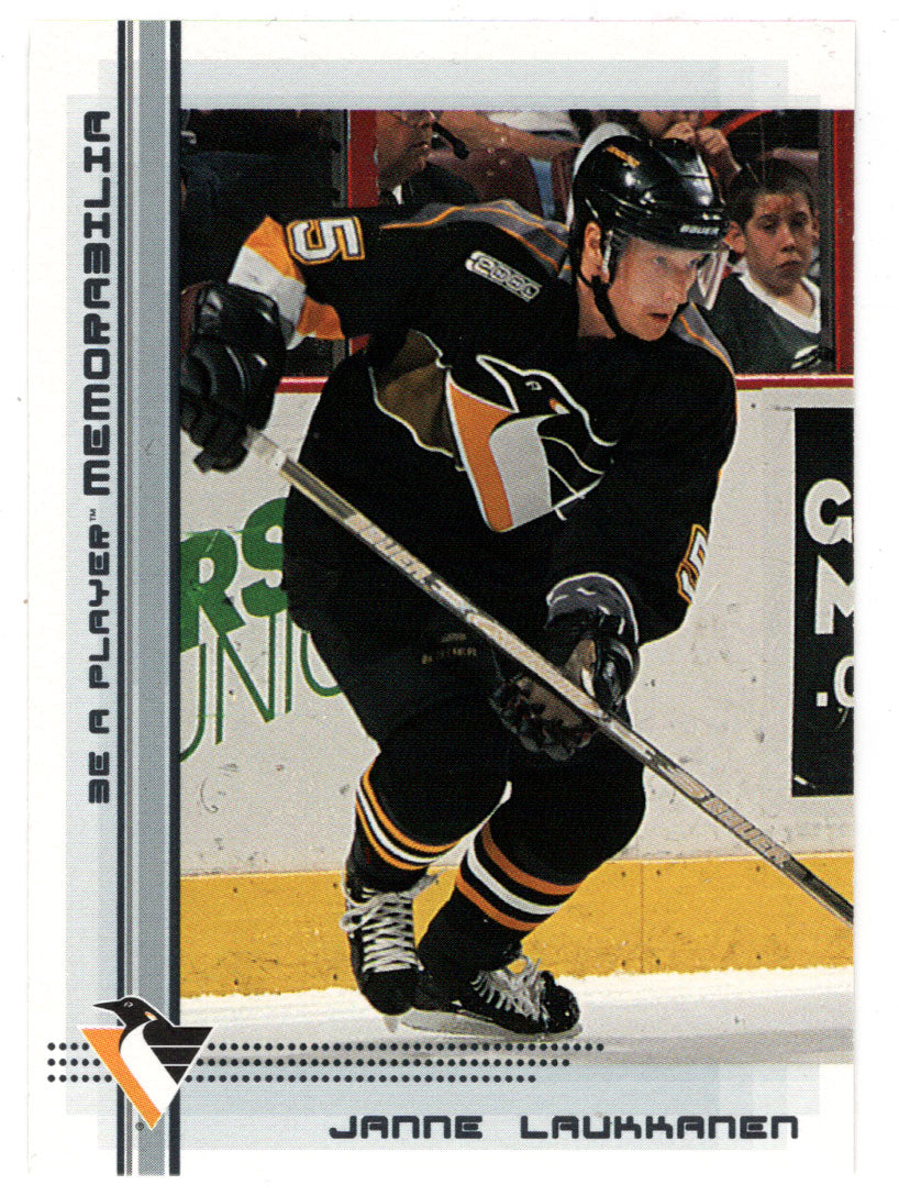 Janne Laukkanen - Pittsburgh Penguins (NHL Hockey Card) 2000-01 Be A Player Memorabilia # 141 Mint