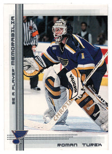 Roman Turek - St. Louis Blues (NHL Hockey Card) 2000-01 Be A Player Memorabilia # 152 Mint