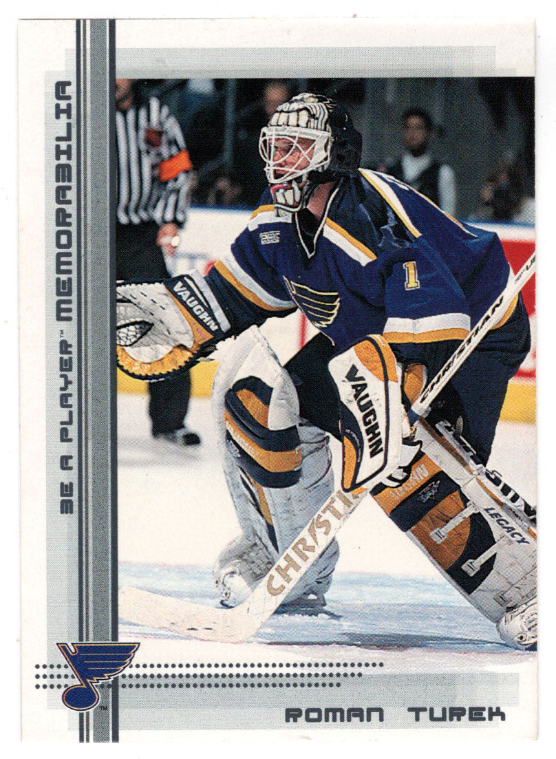 Roman Turek - St. Louis Blues (NHL Hockey Card) 2000-01 Be A Player Memorabilia # 152 Mint