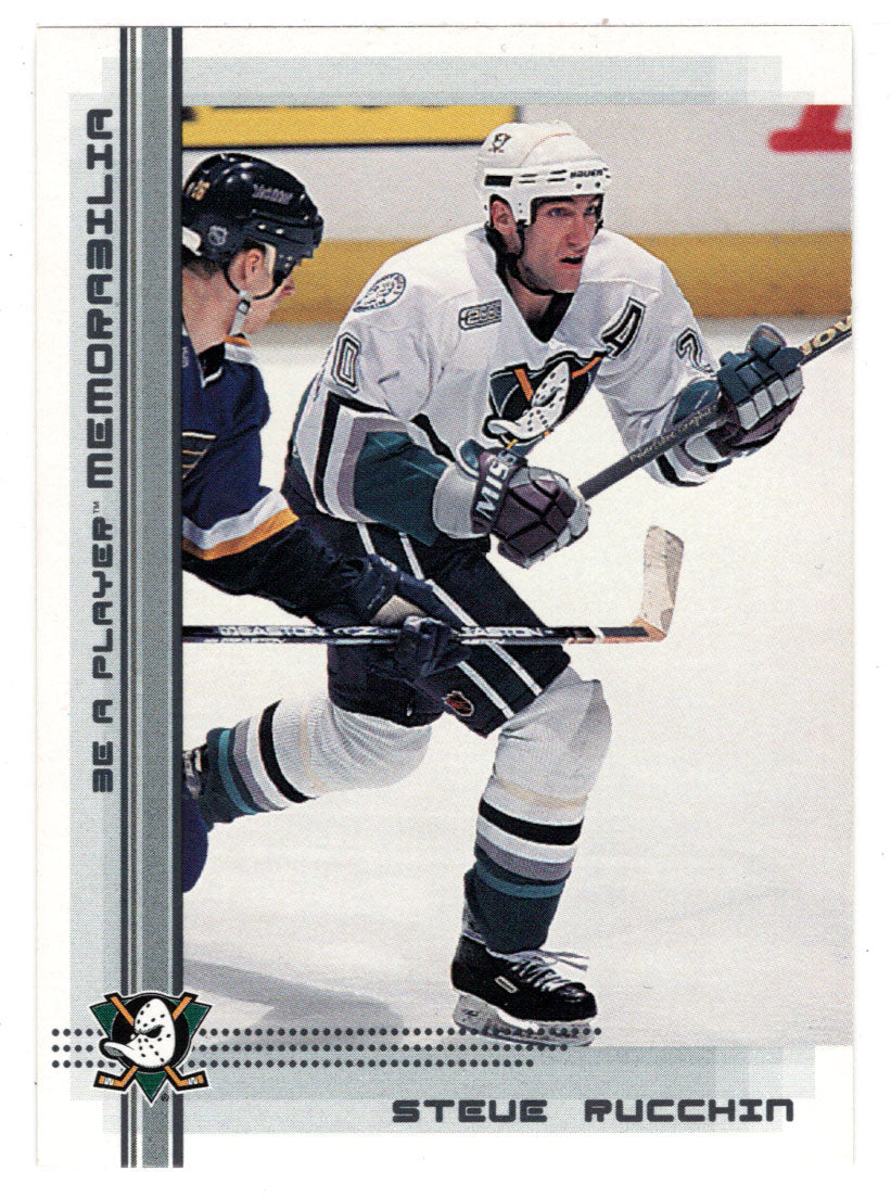 Steve Rucchin - Anaheim Ducks (NHL Hockey Card) 2000-01 Be A Player Memorabilia # 154 Mint