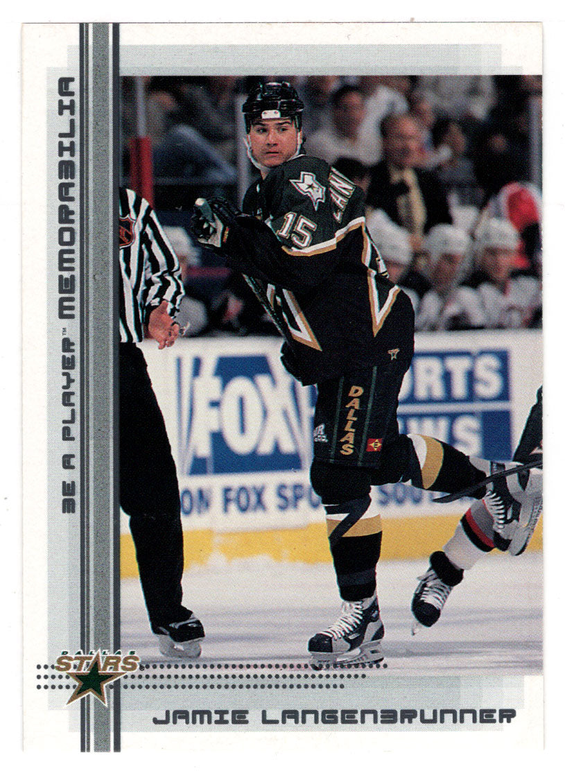 Jamie Langenbrunner - Dallas Stars (NHL Hockey Card) 2000-01 Be A Player Memorabilia # 156 Mint