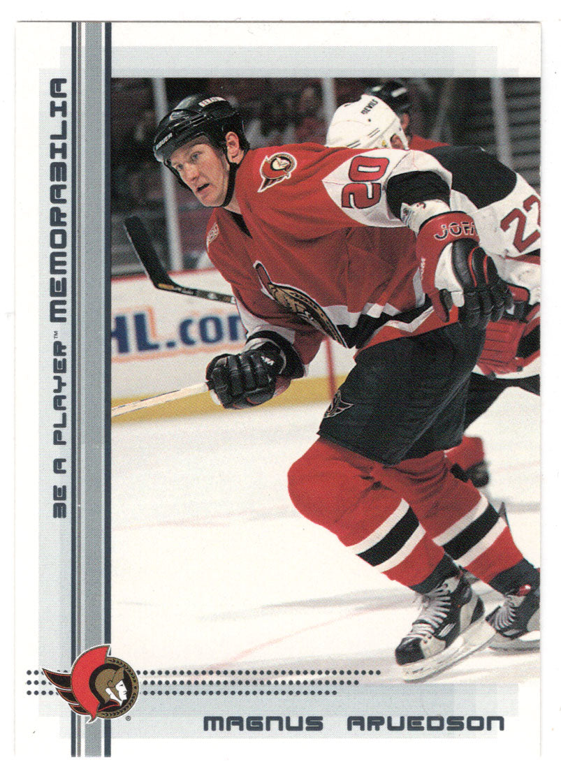 Magnus Arvedson - Ottawa Senators (NHL Hockey Card) 2000-01 Be A Player Memorabilia # 185 Mint