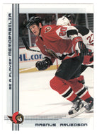 Magnus Arvedson - Ottawa Senators (NHL Hockey Card) 2000-01 Be A Player Memorabilia # 185 Mint