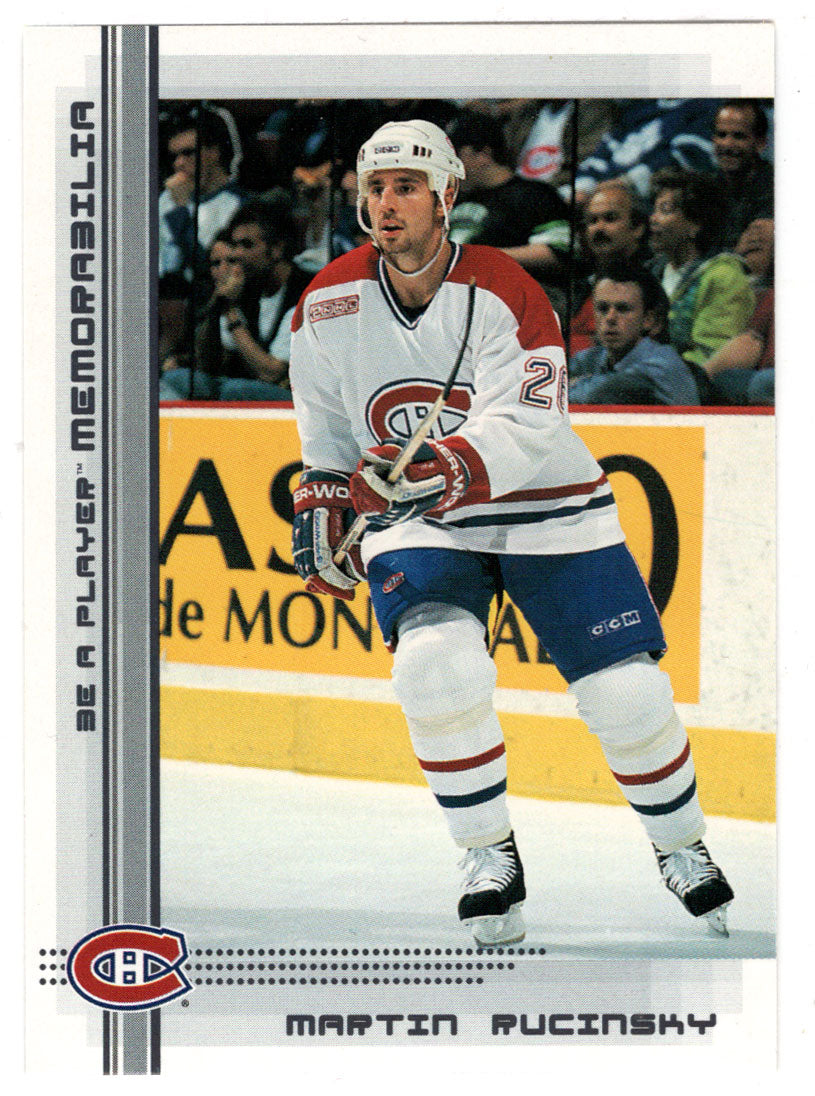 Martin Rucinsky - Montreal Canadiens (NHL Hockey Card) 2000-01 Be A Player Memorabilia # 197 Mint
