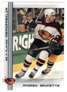 Andrew Brunette - Atlanta Thrashers (NHL Hockey Card) 2000-01 Be A Player Memorabilia # 211 Mint