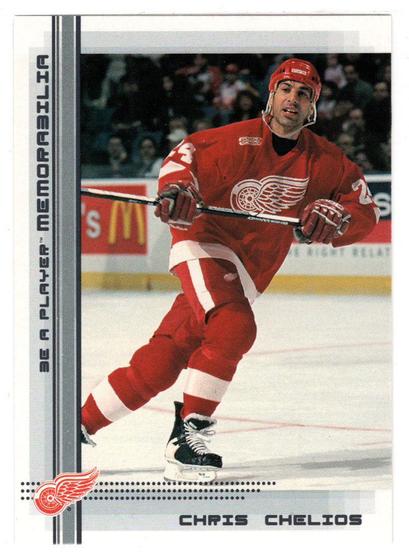 Chris Chelios - Detroit Red Wings (NHL Hockey Card) 2000-01 Be A Player Memorabilia # 212 Mint