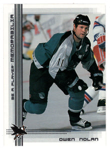 Owen Nolan - San Jose Sharks (NHL Hockey Card) 2000-01 Be A Player Memorabilia # 227 Mint