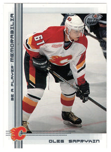 Oleg Saprykin - Calgary Flames (NHL Hockey Card) 2000-01 Be A Player Memorabilia # 228 Mint