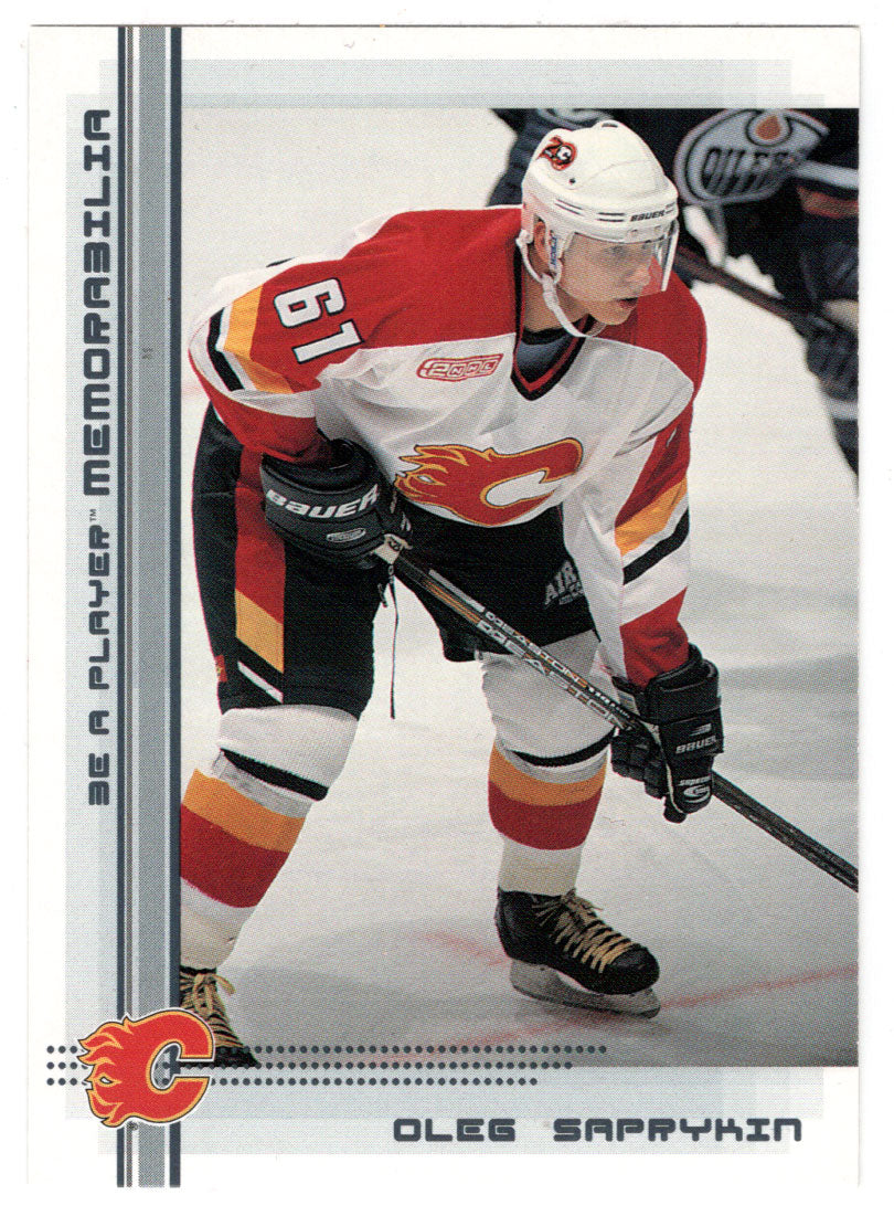 Oleg Saprykin - Calgary Flames (NHL Hockey Card) 2000-01 Be A Player Memorabilia # 228 Mint