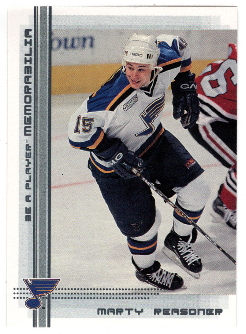 Marty Reasoner - St. Louis Blues (NHL Hockey Card) 2000-01 Be A Player Memorabilia # 241 Mint