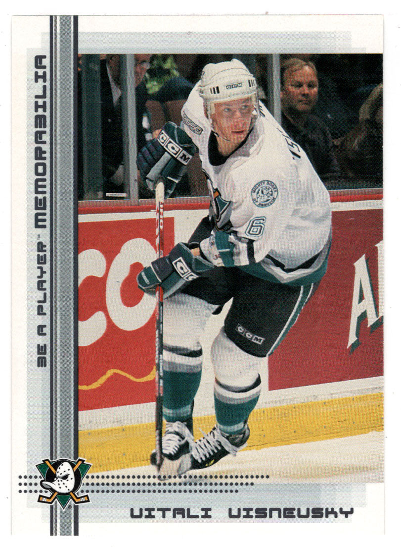 Vitali Vishnevsky - Anaheim Ducks (NHL Hockey Card) 2000-01 Be A Player Memorabilia # 243 Mint
