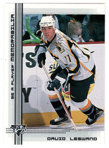 David Legwand - Nashville Predators (NHL Hockey Card) 2000-01 Be A Player Memorabilia # 263 Mint