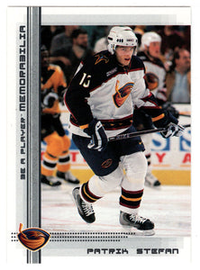 Patrik Stefan - Atlanta Thrashers (NHL Hockey Card) 2000-01 Be A Player Memorabilia # 268 Mint