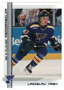 Ladislav Nagy - St. Louis Blues (NHL Hockey Card) 2000-01 Be A Player Memorabilia # 286 Mint