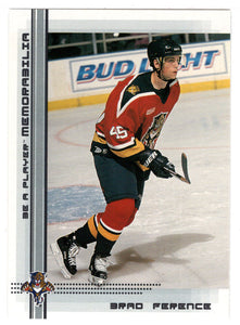 Brad Ference - Florida Panthers (NHL Hockey Card) 2000-01 Be A Player Memorabilia # 295 Mint