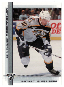Patric Kjellberg - Nashville Predators (NHL Hockey Card) 2000-01 Be A Player Memorabilia # 301 Mint