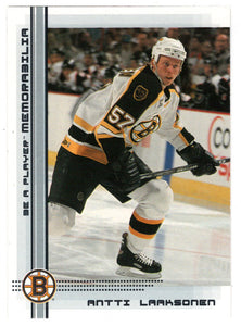 Antti Laaksonen - Boston Bruins (NHL Hockey Card) 2000-01 Be A Player Memorabilia # 317 Mint