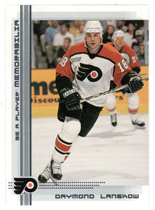 Daymond Langkow - Philadelphia Flyers (NHL Hockey Card) 2000-01 Be A Player Memorabilia # 324 Mint