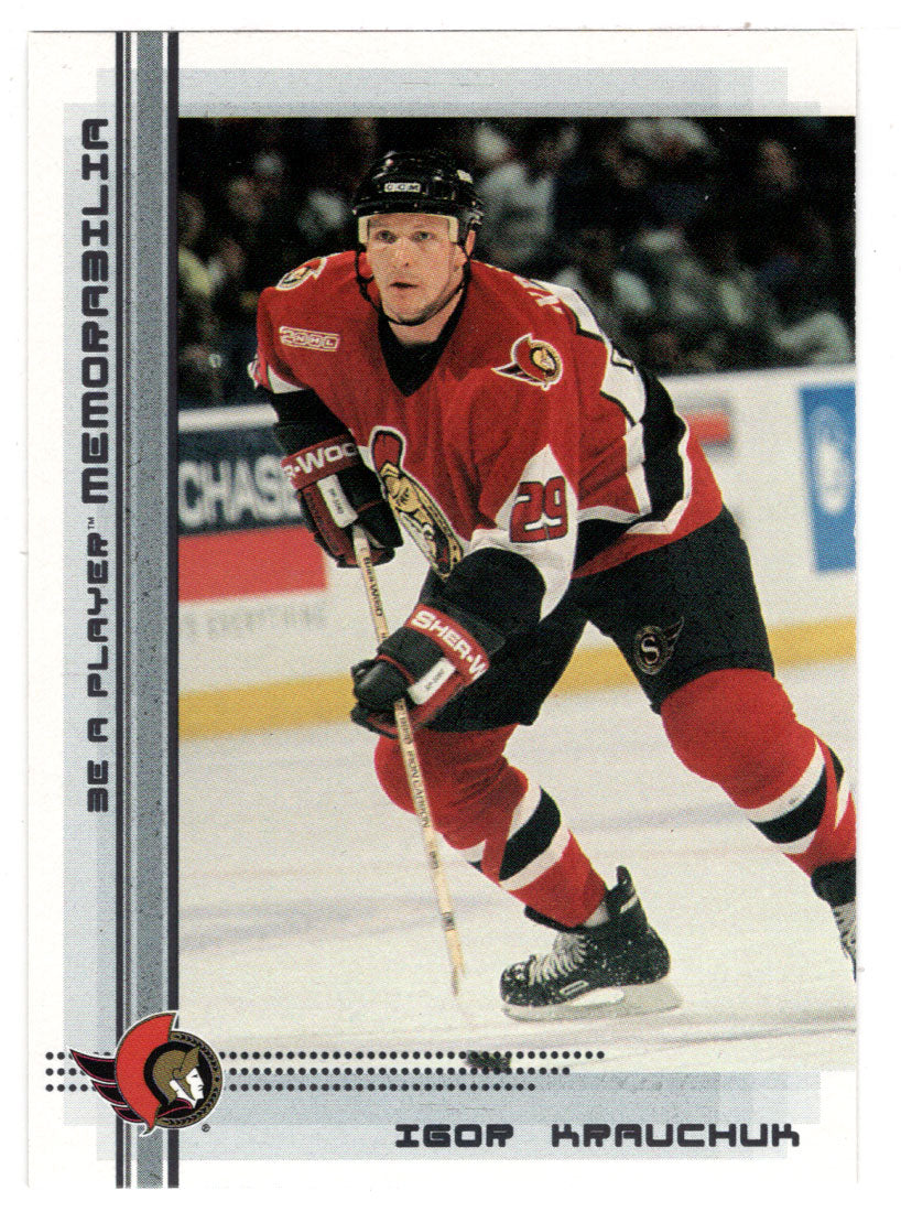 Igor Kravchuk - Ottawa Senators (NHL Hockey Card) 2000-01 Be A Player Memorabilia # 330 Mint