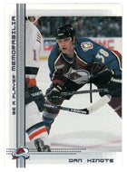 Dan Hinote - Colorado Avalanche (NHL Hockey Card) 2000-01 Be A Player Memorabilia # 345 Mint