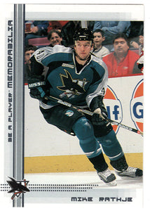 Mike Rathje - San Jose Sharks (NHL Hockey Card) 2000-01 Be A Player Memorabilia # 346 Mint