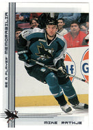 Mike Rathje - San Jose Sharks (NHL Hockey Card) 2000-01 Be A Player Memorabilia # 346 Mint