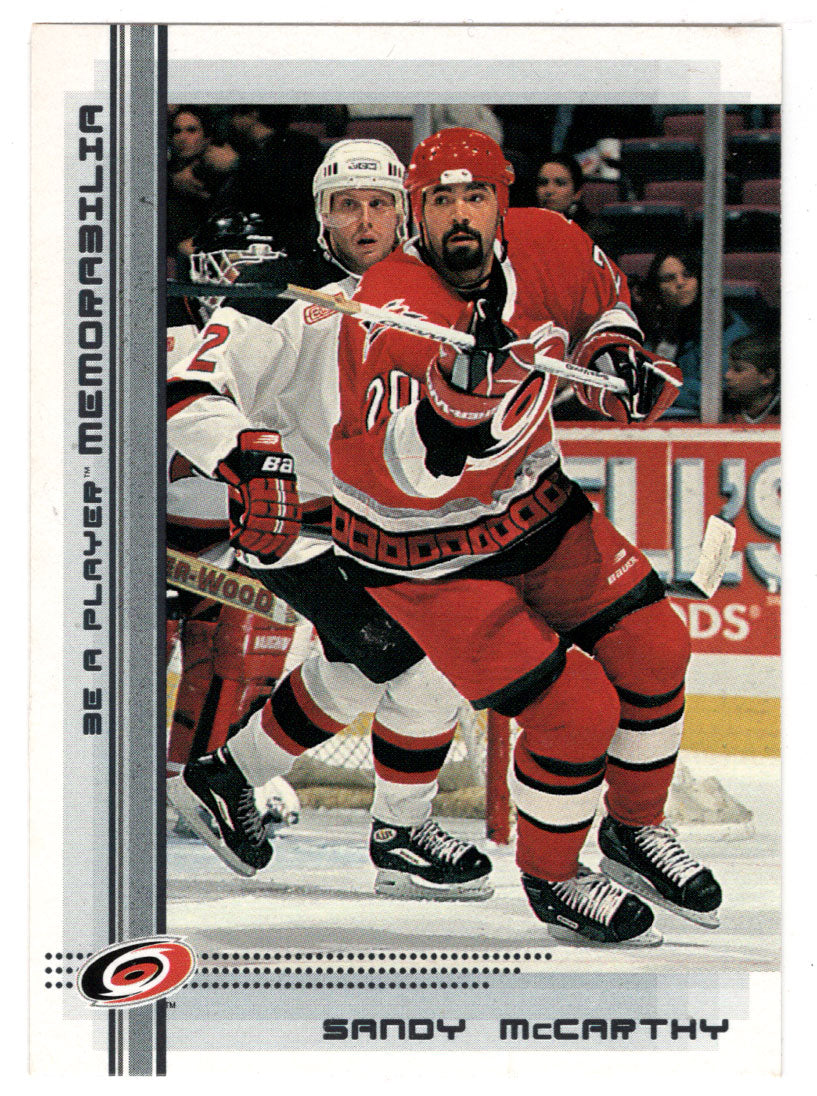 Sandy McCarthy - Carolina Hurricanes (NHL Hockey Card) 2000-01 Be A Player Memorabilia # 358 Mint