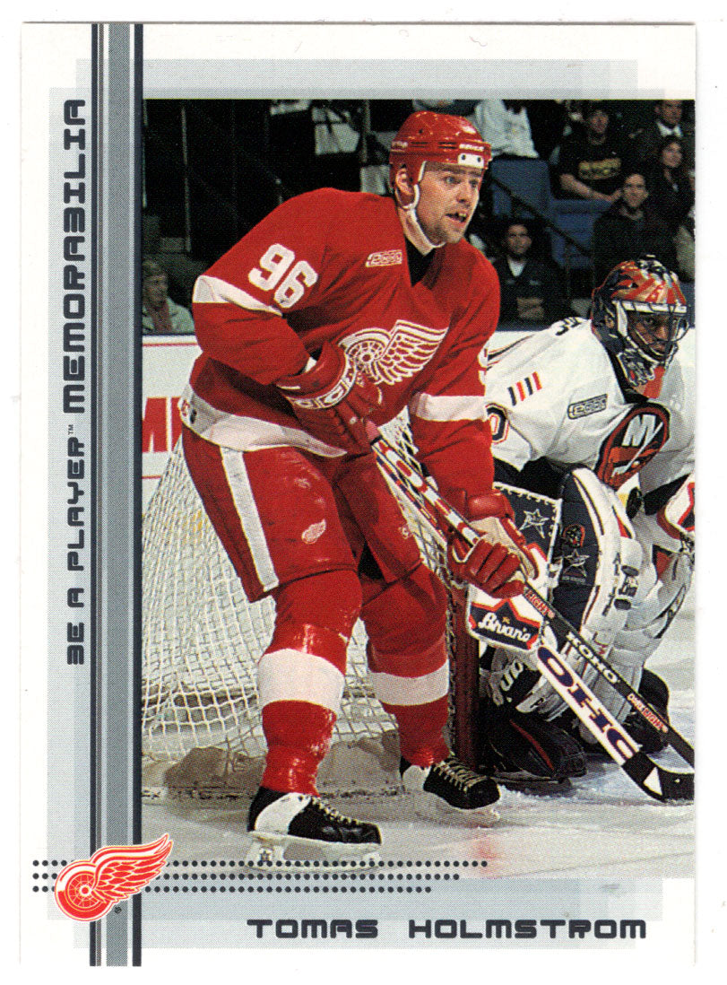 Tomas Holmstrom - Detroit Red Wings (NHL Hockey Card) 2000-01 Be A Player Memorabilia # 381 Mint