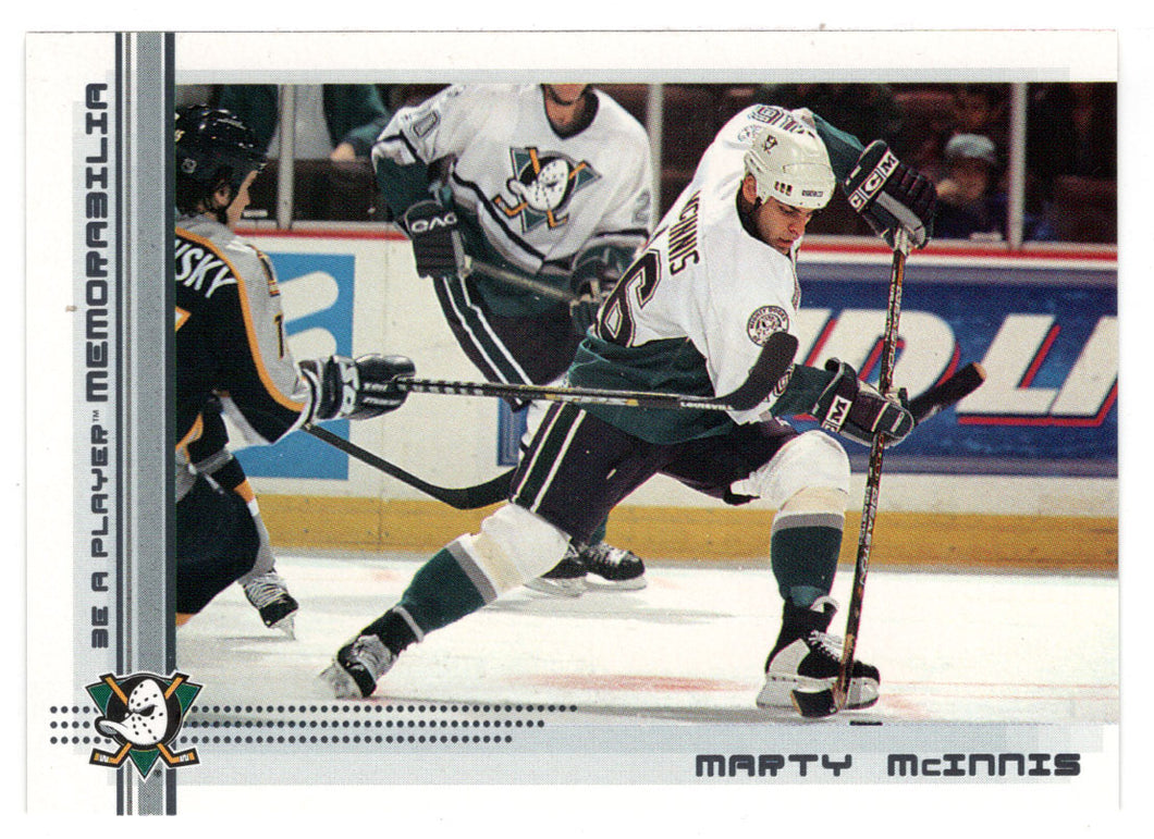 Marty McInnis - Anaheim Ducks (NHL Hockey Card) 2000-01 Be A Player Memorabilia # 386 Mint
