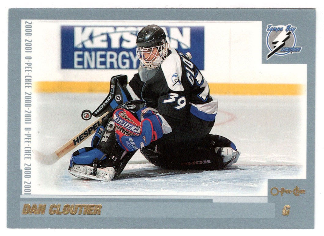 Dan Cloutier - Tampa Bay Lightning (NHL Hockey Card) 2000-01 O-Pee-Chee # 35 Mint