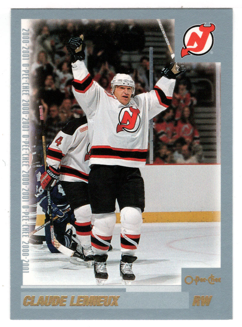 Claude Lemieux - New Jersey Devils (NHL Hockey Card) 2000-01 O-Pee-Chee # 54 Mint