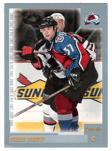 Chris Drury - Colorado Avalanche (NHL Hockey Card) 2000-01 O-Pee-Chee # 77 Mint