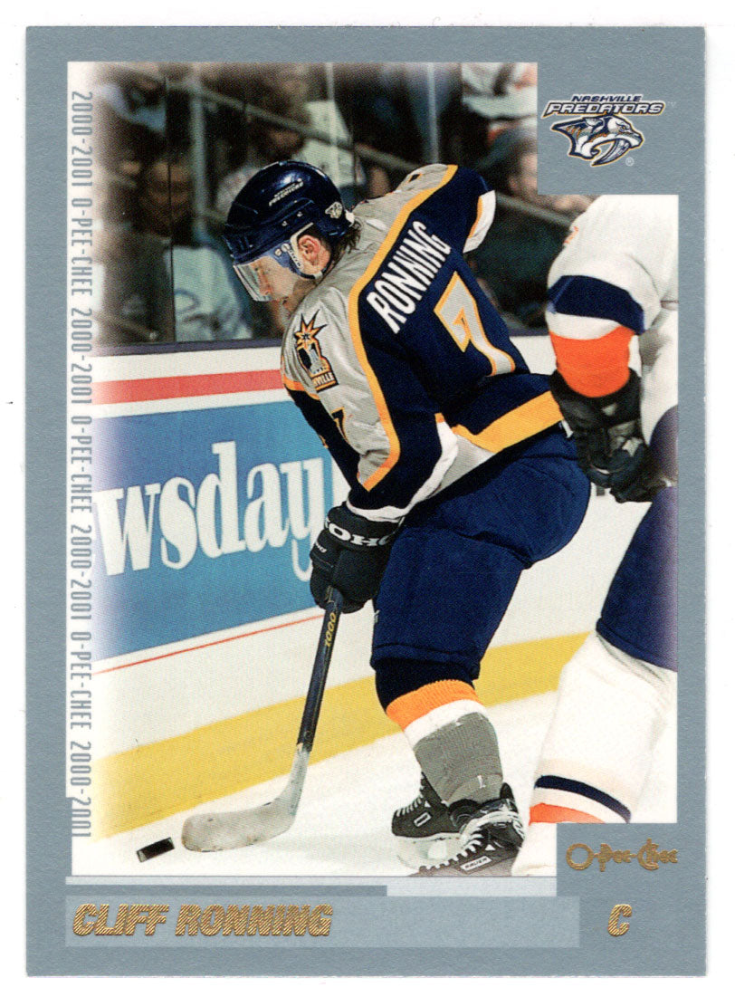 Cliff Ronning - Nashville Predators (NHL Hockey Card) 2000-01 O-Pee-Chee # 90 Mint