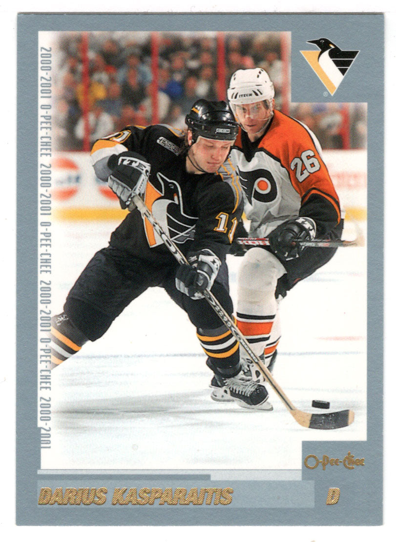 Darius Kasparaitis - Pittsburgh Penguins (NHL Hockey Card) 2000-01 O-Pee-Chee # 104 Mint