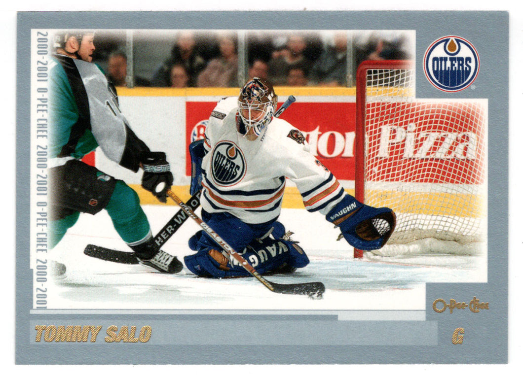 Tommy Salo - Edmonton Oilers (NHL Hockey Card) 2000-01 O-Pee-Chee # 107 Mint
